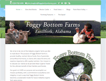 Tablet Screenshot of foggybottomfarms.com